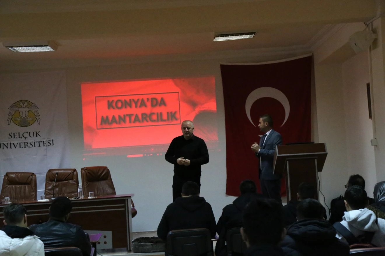“KÜLTÜR MANTARI YETİŞTİRİCİLİĞİ VE SEKTÖREL GELİŞİMLER” İSİMLİ KONFERANS 